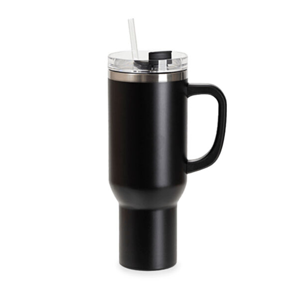 Castaic Boys Soccer Lasered Travel Mug w/ Handle Thumbnail